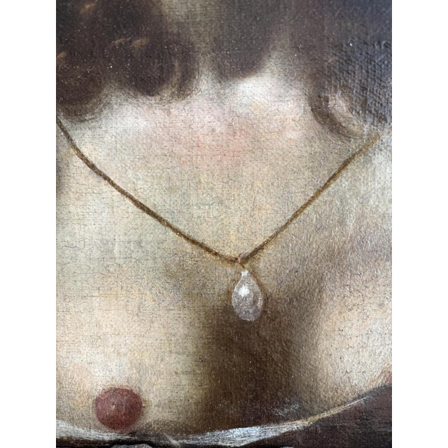 Tuscan School, Depicting Mary Magdalene, Nude, 1600, Oil on Canvas For Sale - Image 9 of 16