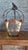 Napoleon III Hanging Lantern in Gilded Wrought Iron and Engraved Glass, 1800s For Sale - Image 4 of 10
