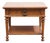 Drexel Furniture Solid Pecan Italian Mediterranean Style 26" Square Accent End Table W. Bookmatched Top For Sale
