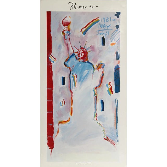 Contemporary Statue of Liberty 1, Peter Max For Sale - Image 3 of 3
