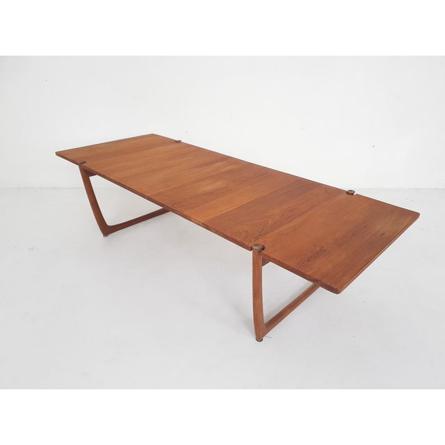 Model FD 575 Coffee Table in Teak by Hvidt and Nielsen, 1950s For Sale - Image 9 of 16