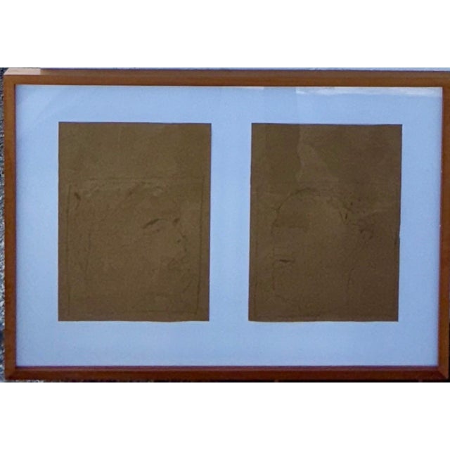 James Brown, Nuba 1981 Graphite Drawing on Brown Paper James Brown Galerie Bernd Kluser, 1981 For Sale - Image 10 of 17