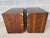 Mid 20th Century Lane Furniture Campaign Style 2 Drawer Walnut Nightstands - A Pair For Sale In Philadelphia - Image 6 of 12