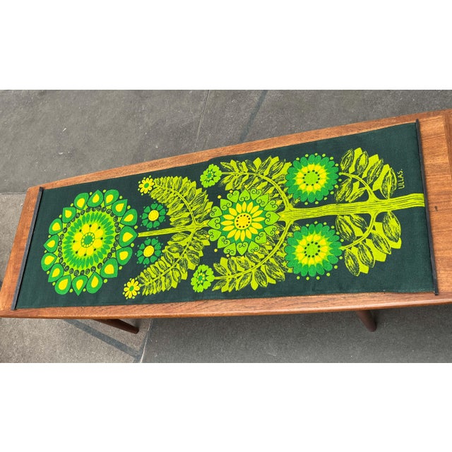 Mid-Century Modern Swedish Linen Wall Tapestry from Ulla Scheuer, 1960s For Sale - Image 9 of 18