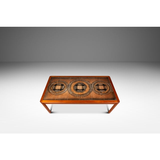 Introducing a true Danish Modern treasure: a rare, signed coffee table designed by the well respected and prolific...