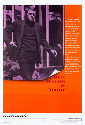 Steve McQueen "Bullitt" Original Vintage US One Sheet Movie Poster, 1968