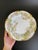 Art Nouveau Antique Jean Pouyat Limoges Holly Branch Plate With Heavy Gold For Sale - Image 3 of 10
