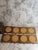 Brown Vintage Wood Cork Coaster Set - 8 Drawer Coasters in Chest For Sale - Image 8 of 17
