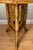 Vintage Coastal Bamboo & Rattan Round Side Table, Hollywood Regency Style, circa 1970s, Sculpted Bamboo Table with Hand-...