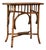 19th Century French Tortoise Bamboo Side Table With Chinoiserie Decoration For Sale