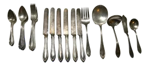 1920s Community Plate Flatware, 31 Pieces