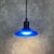 Danish Blue Glass Pendant Lamp, 1980s, Set of 2 For Sale - Image 6 of 10