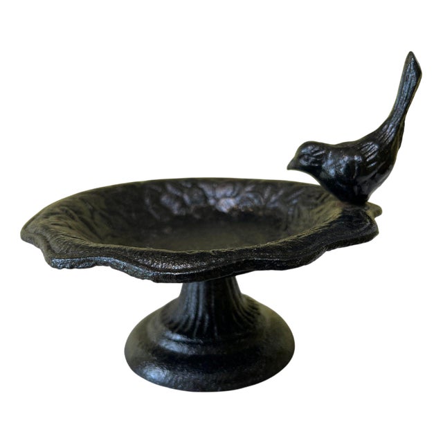 Victorian Cast Iron Bird Bath For Sale