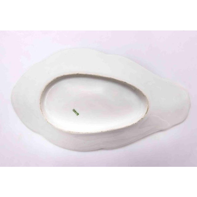 Vintage White Porcelain Saucieres by Richard Ginori, Italy, 1950s, Set of 2 For Sale - Image 3 of 8