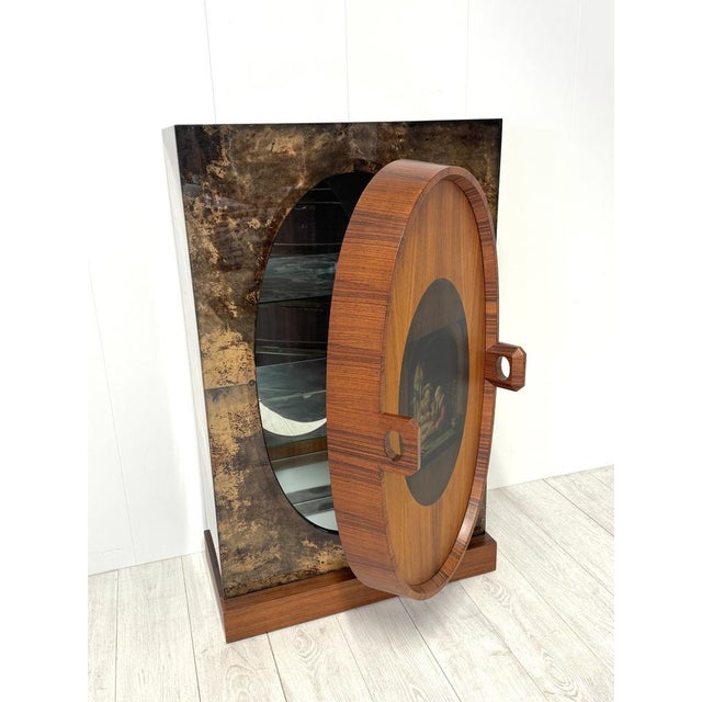 Detail of Bar Cabinet by Aldo Tura, 1950s For Sale - Image 11 of 16