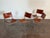 1960s Martin Visser Patinated Leather Dining Chairs For Sale - Image 15 of 18
