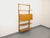 Wall-Mounted Bookcase with Light Wood and Brass, 1960s For Sale - Image 18 of 18