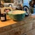 Green Vintage 1980s Green Ceramic Cabbage Lettuceware Footed Serving Bowl For Sale - Image 8 of 8