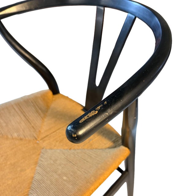 Set of Four Wishbone Dining Chairs, Attributed to Hans Wegner for Carl Hansen & Søn For Sale - Image 16 of 18