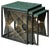 AEGIS 001 Three Nesting Side Tables by Ziad Alonaizy, Set of 3 For Sale
