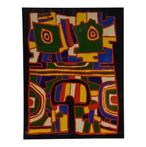 1970s Jacques Soisson Abstract Serigraph