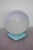 Blue Large Mid-Century Modern Pale Blue Bathroom Sconce from Ifö For Sale - Image 8 of 15