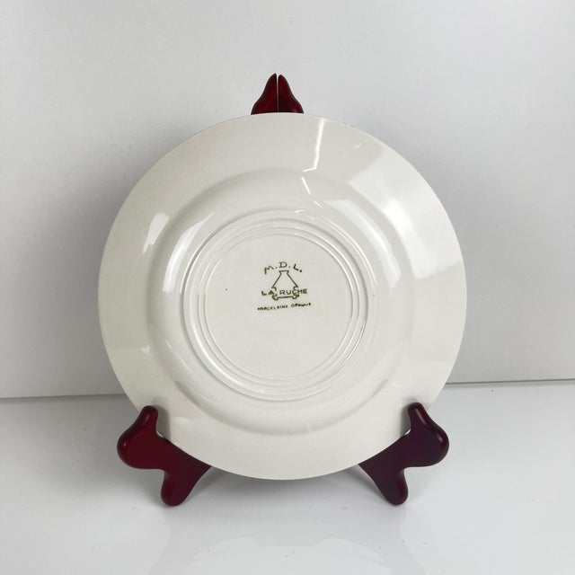 White Dinner Service for Six People from Moulins Des Loups, 1950s, Set of 18 For Sale - Image 8 of 13
