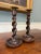 Antique English Barley Twist Candlesticks Candle Holders Oak Pair 10.5" Tall For Sale - Image 10 of 17