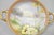 Art Nouveau Antique Nippon Morimora Hand Painted Flowers & Ducks Coral Porcelain Bowl (A) For Sale - Image 3 of 16