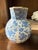 Ridgway Porcelain Antique W. Ridgway Blue White Transferware Pitcher, English Ironstone Water Jug, Victorian Floral Chinoiserie, Registered Design For Sale - Image 4 of 12