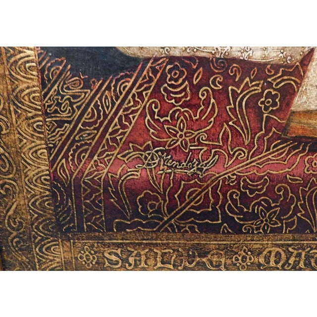 Diana Mendoza"Madonna" Mother and Child Original Oil Custom Framed For Sale - Image 10 of 10