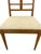 Beige Vintage Mid-Century Modern Dining Chair With Textured Upholstered Seat For Sale - Image 8 of 11