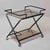 Mid-Century Italian Black Faux-Bamboo Bar Trolley For Sale - Image 11 of 12