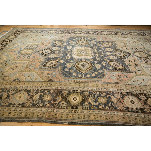 Vintage Distressed Heriz Carpet - 8'1" x 10'8" For Sale - Image 13 of 13