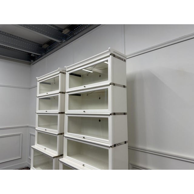 English White Display Bookcase from Globe Wernicke For Sale - Image 11 of 18