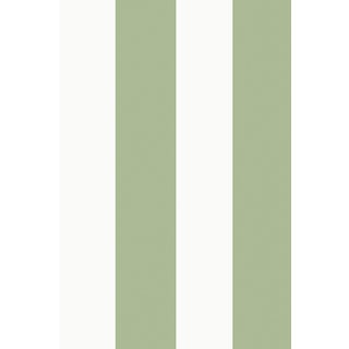 Clubhouse Stripe Grasscloth Wallpaper by House Party | Trellis Green & White | 8 Yards For Sale