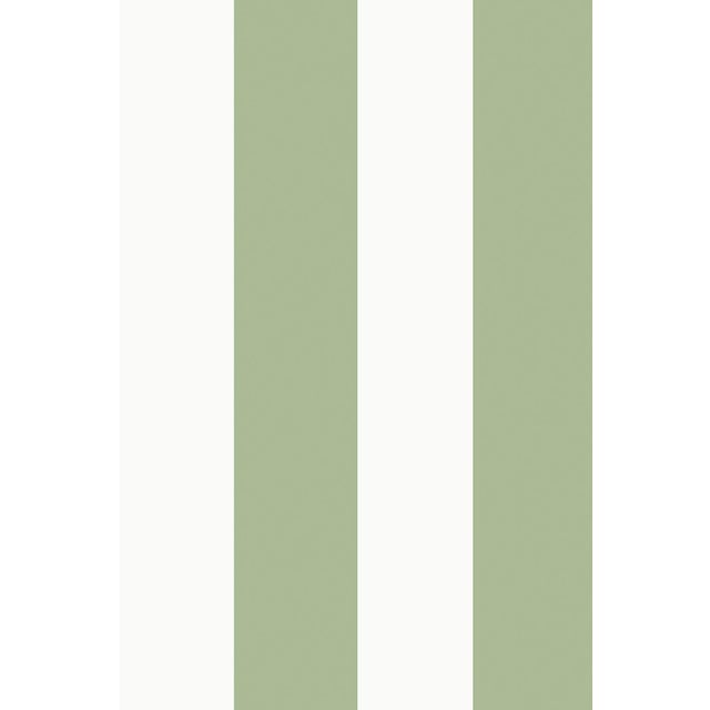Clubhouse Stripe Grasscloth Wallpaper by House Party | Trellis Green & White | 8 Yards For Sale