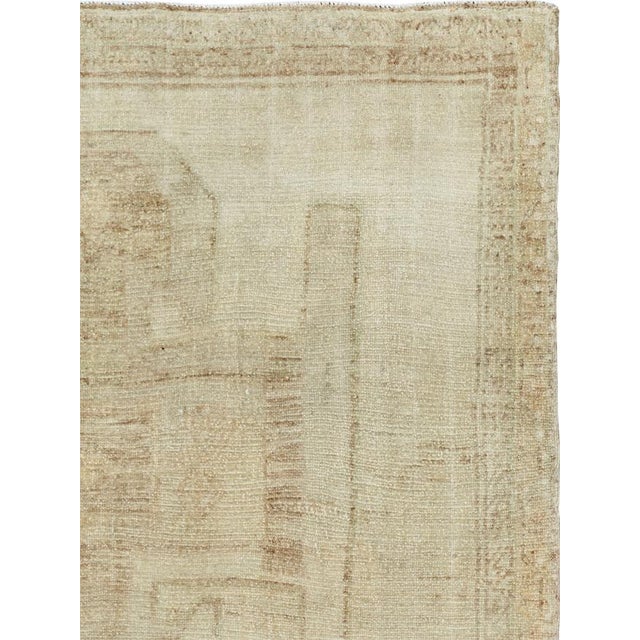 Rustic Galerie Shabab Collection Mid-20th Century Turkish Anatolian Wide Gallery Runner For Sale - Image 3 of 10