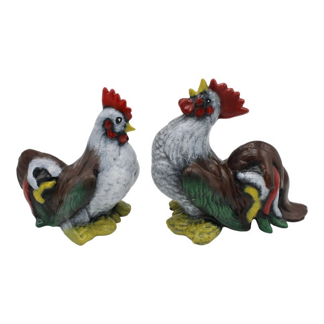 Vintage Farmhouse Ceramic Chickens For Sale
