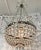 French Early 20th Century French Iron and Crystal Chandelier For Sale - Image 3 of 12