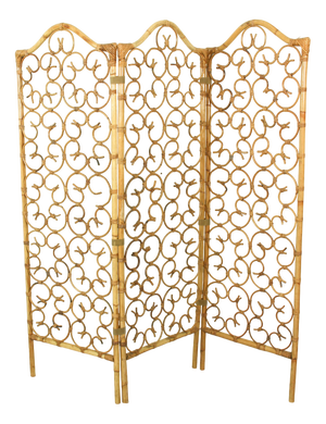 Vintage Rattan Room Divider, 1970s