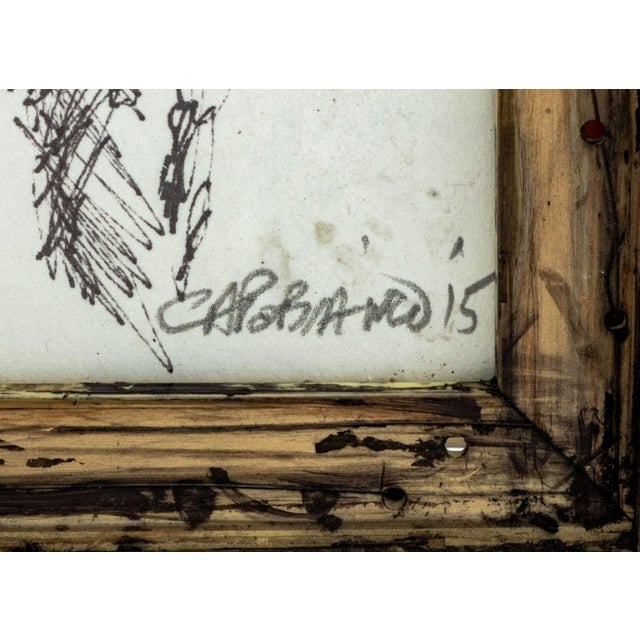 Paper Domenick Capobianco Abstract Figural Ink, 3 For Sale - Image 7 of 11