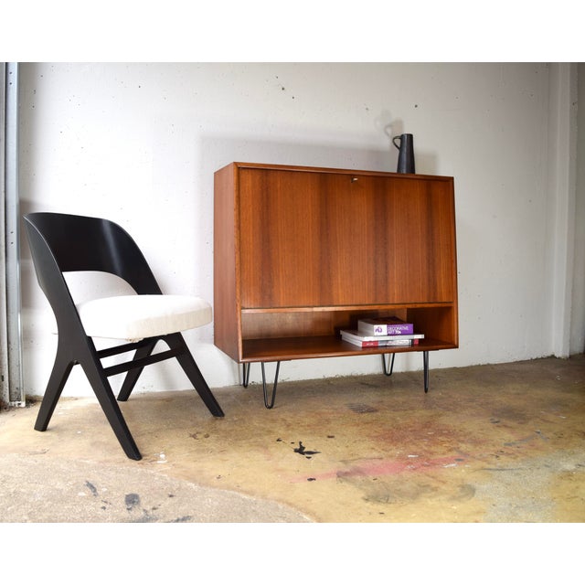This teak cabinet is a genuine WK Möbel piece. WK Möbel is one of Germany's oldest furniture brands and still stands for...