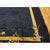 1920s Navy Blue Solid Birds Deco Antique Chinese Peking Hallway Runner Rug For Sale - Image 10 of 10