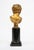 Antique 19th Century Gilded Bronze Sculpture on Green Marble Base For Sale - Image 5 of 6