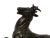 Metal Antique Bronze Sculpture Paperweights: Wounded Stag & Wild Boar - a Pair For Sale - Image 7 of 12
