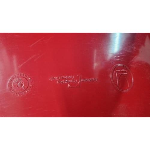 Red Chairs attributed to Verner Panton for Herman Miller / Fehlbaum, 1970s, Set of 4 For Sale - Image 12 of 17