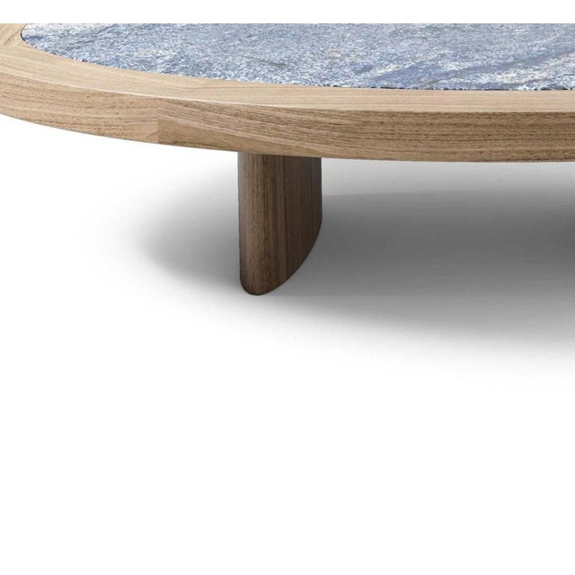 Glass Natural Walnut Coffee Table by Charlotte Perriand for Cassina For Sale - Image 7 of 15