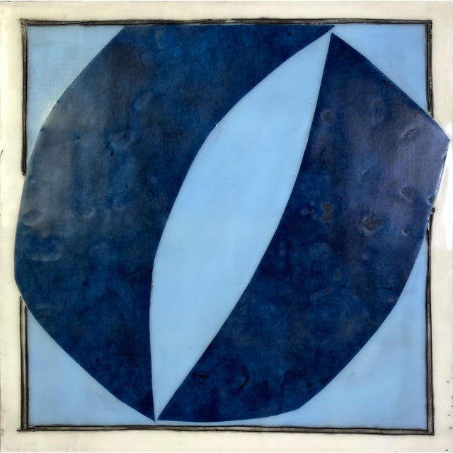 2020s Encaustic Mixed Media Art Installation by Gina Cochran "Charmed" - 12 Panels For Sale - Image 5 of 14