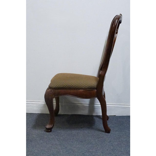 Wood Thomasville Furniture Kent Park Collection Solid Mahogany Traditional Style Dining Side Chair 38921-821 For Sale - Image 7 of 11